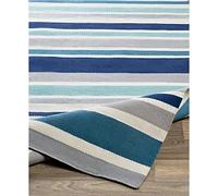 Surya Maritime Mtm-1011 Dark Blue 2' x 3' Indoor/Outdoor Area Rug