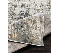 Livabliss Quatro Qua-2302 Silver Gray 5'3" x 7'3" Area Rug
