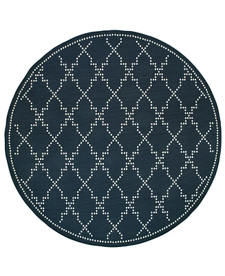 Oriental Weavers Marina 7765 7'10" Indoor/Outdoor Round Area Rug