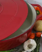 Chasseur French Enameled Cast Iron 7.25 Qt. Oval Dutch Oven