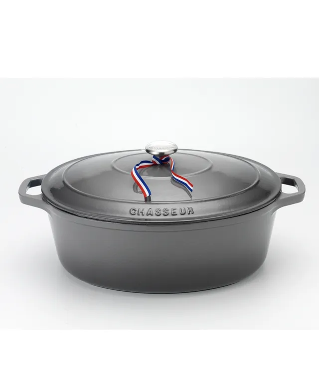 Chasseur French Enameled Cast Iron Oval Dutch Oven, 5.3-quart - On Sale -  Bed Bath & Beyond - 33674557