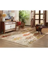 Closeout! Oriental Weavers Casablanca 4437A Ivory/Multi 7'10" x 10'10" Area Rug