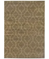 Closeout! Oriental Weavers Casablanca 5329B Brown/Ivory 1'10" x 3'3" Area Rug