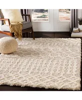 Livabliss Urban Shag Usg-2303 Cream 5'3" x 7'3" Area Rug