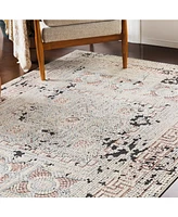 Livabliss Venezia Vnz-2301 Rose 3'11" x 5'7" Area Rug