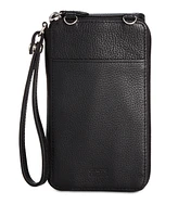 Giani Bernini Softy Leather Tech Crossbody Wallet