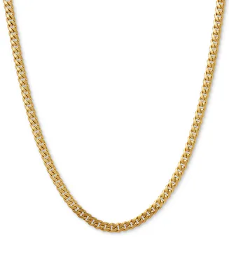 Curb Link 22" Chain Necklace in 14k Gold