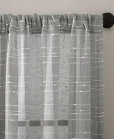 Clean Window Textured Slub Stripe Anti Dust Curtain Panel Collection