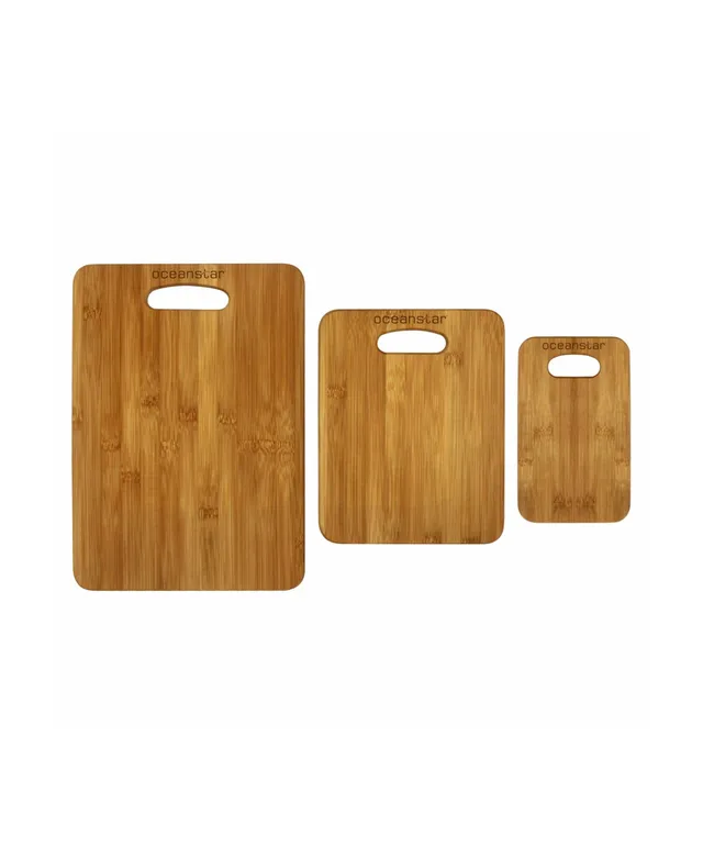 Oceanstar 3-Piece Bamboo Cutting Board Set