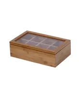 Oceanstar Bamboo Tea Box