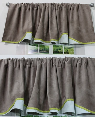3 Stories Trading Nurture Valances 2 Window Saver Pack