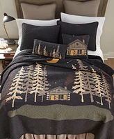 Moonlit Cabin Cotton Quilt Collection, King