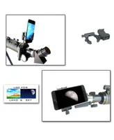 Galileo 800 X 60mm Day and Night Telescope and Smartphone Adapter and Red Dot Finder
