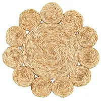 Lr Home Natural Natural Jute Disks Placemats - Set of Two