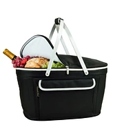 Picnic at Ascot Market Basket Picnic Cooler, Collapsible - Sturdy Aluminum Frame