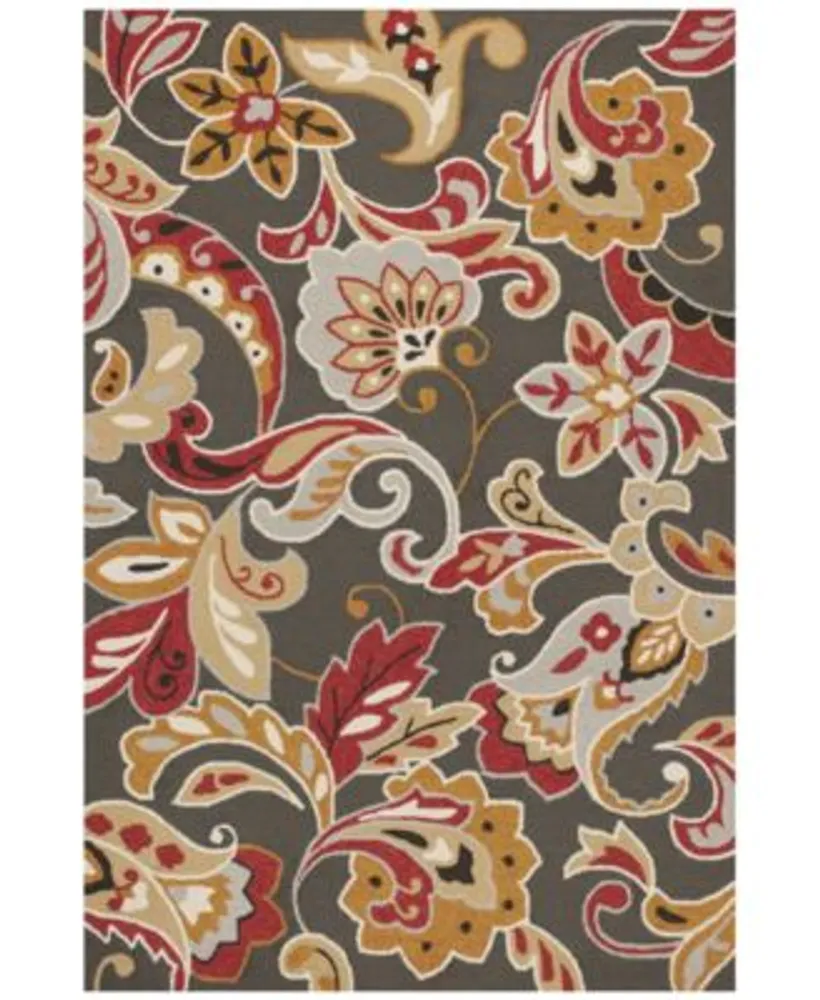 Kas Harbor Flora 4213 Taupe Indoor Outdoor Area Rug