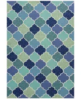 Kas Harbor Stella 4231 Blue 5' x 7'6" Indoor/Outdoor Area Rug