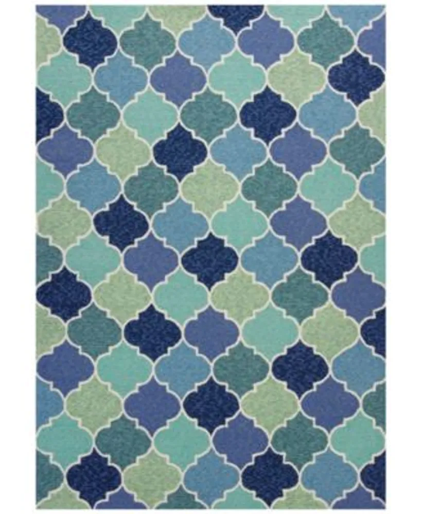 Kas Harbor Stella 4231 Blue Indoor Outdoor Area Rug