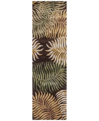 Kas Havana Fern View 2'3" x 8' Runner Area Rug