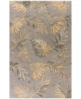 Kas Havana Palms 2639 Gray 3'3" x 5'3" Area Rug