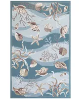 Kas Sonesta Shells 2003 Seafoam 2' x 7'6" Runner Area Rug