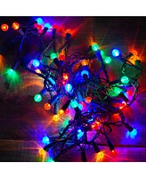 Lumabase 70 Multi Colored Plastic Globes Electric String Lights