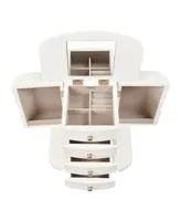 Mele & Co. Kaitlyn Upright Musical Wooden Jewelry Box