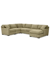 Radley -Pc. Fabric Chaise Sectional Sofa with Corner Piece