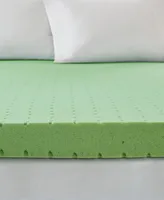 Sleep Philosophy 3" Gel Memory Foam Twin Xl Mattress Topper with Cooling Cover