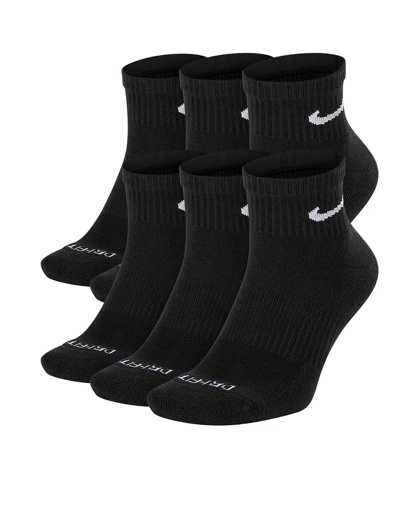 Nike Men's 6-Pk. Dri-fit Quarter Socks