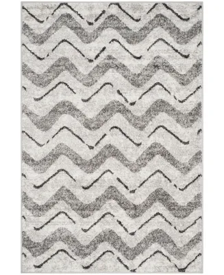 Safavieh Adirondack 121 Silver and Charcoal 4' x 6' Area Rug