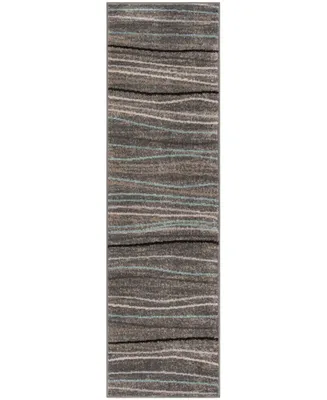 Safavieh Amsterdam Silver and Beige 2'3" x 8' Runner Outdoor Area Rug