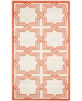 Safavieh Amherst AMT413 Ivory and Orange 3' x 5' Area Rug