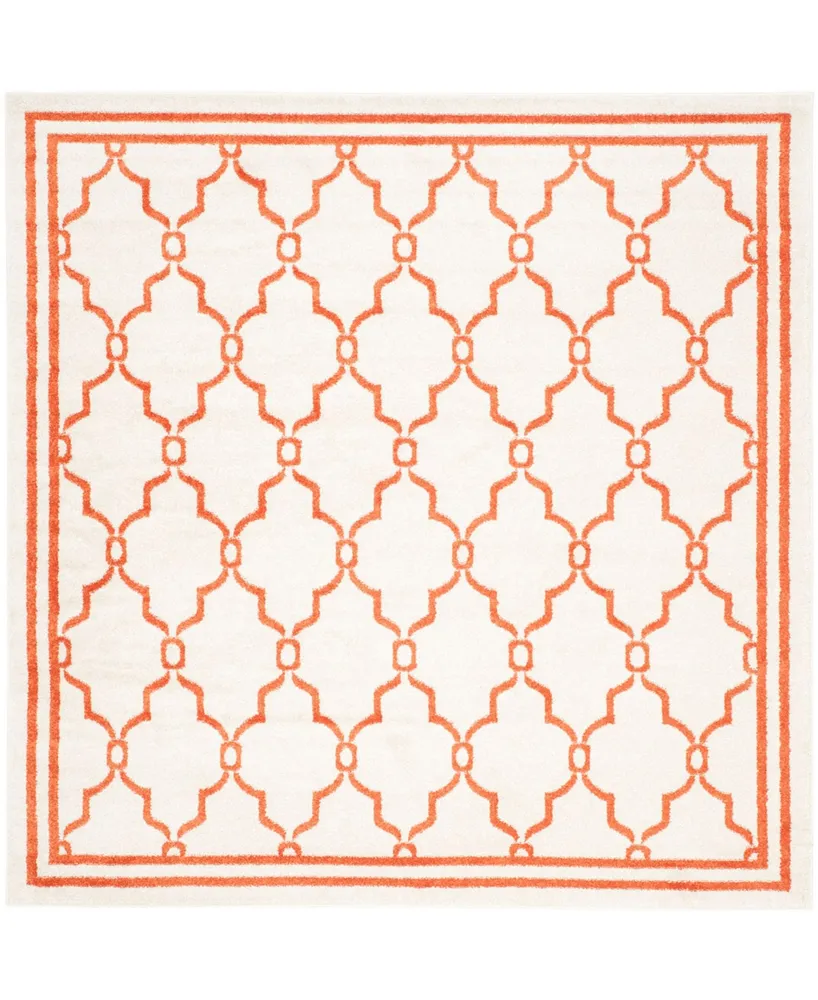 Safavieh Amherst AMT414 Beige and Orange 7' x 7' Square Area Rug