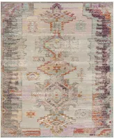 Safavieh Crystal CRS517 Light Gray and Purple 8' x 10' Area Rug