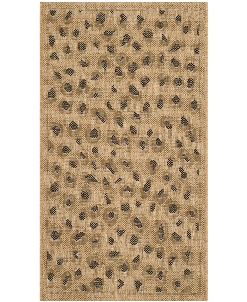 Safavieh Courtyard CY6104 Natural and Gold 2' x 3'7" Outdoor Area Rug