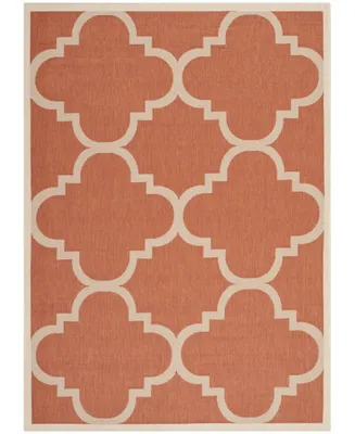 Safavieh Courtyard CY6243 Terracotta 5'3" x 7'7" Sisal Weave Outdoor Area Rug