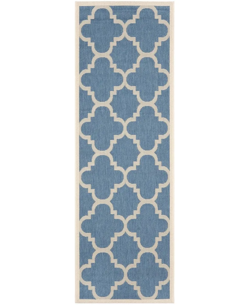 Safavieh Courtyard CY6243 and Beige 2'3" x 6'7" Sisal Weave Runner Outdoor Area Rug