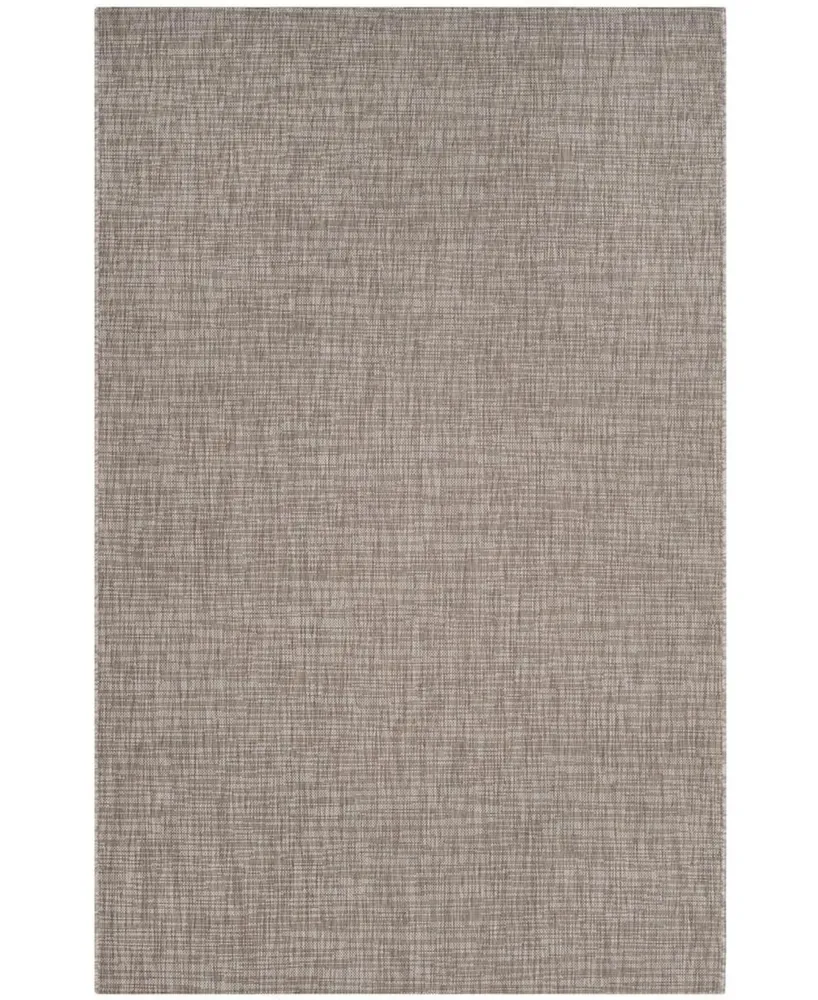 Safavieh Courtyard CY8576 Light Brown 5'3" x 7'7" Sisal Weave Outdoor Area Rug