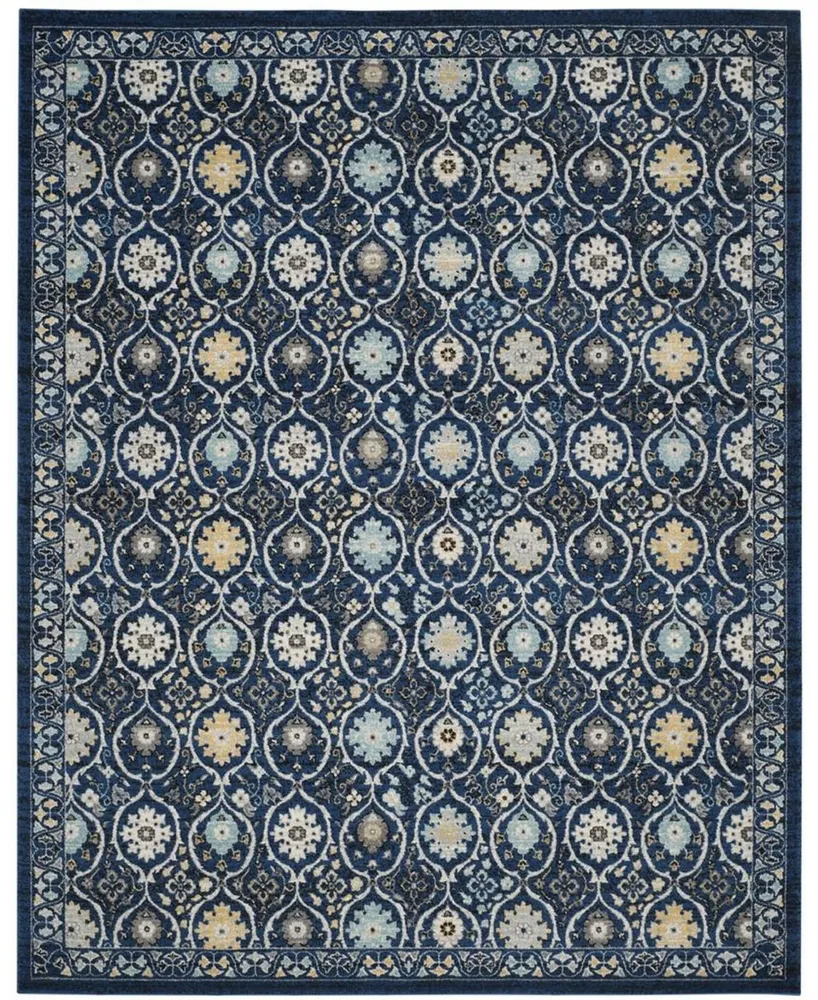 Safavieh Evoke EVK210 Royal and Ivory 8' x 10' Area Rug