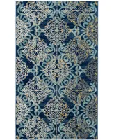 Safavieh Evoke EVK230 Royal and Light Blue 3' x 5' Area Rug