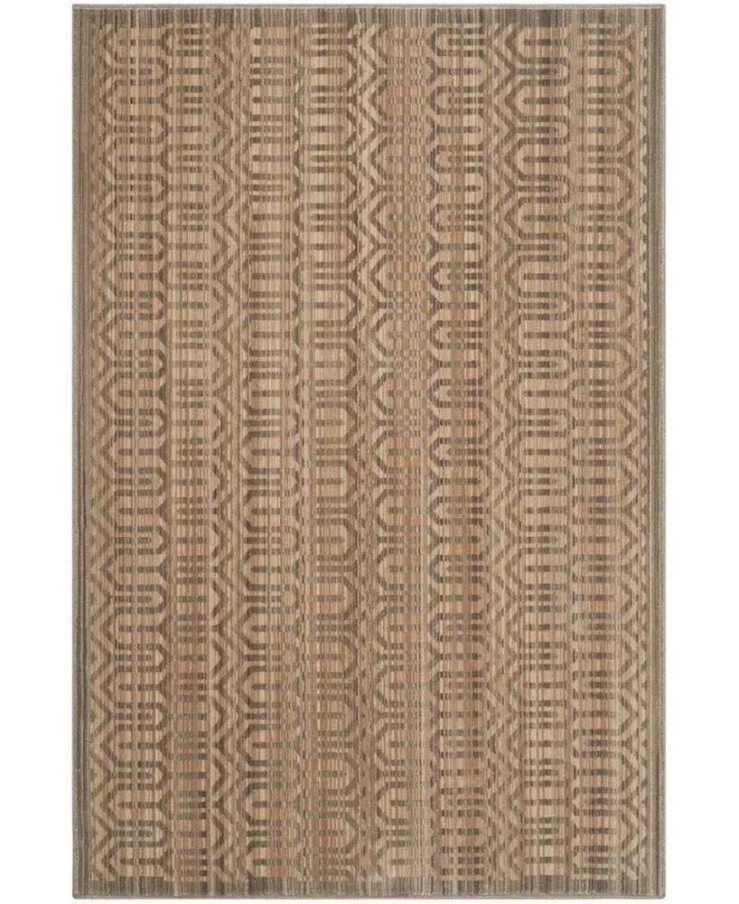 Safavieh Infinity INF583 Beige and Taupe 5'1" x 7'6" Area Rug