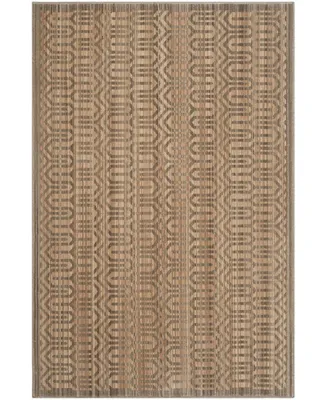 Safavieh Infinity INF583 Beige and Taupe 5'1" x 7'6" Area Rug