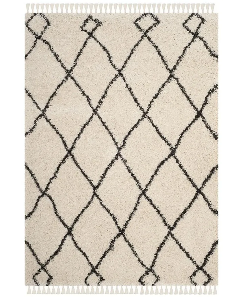 Safavieh Moroccan Fringe Shag MFG241 5'1" X 7'6" Area Rug