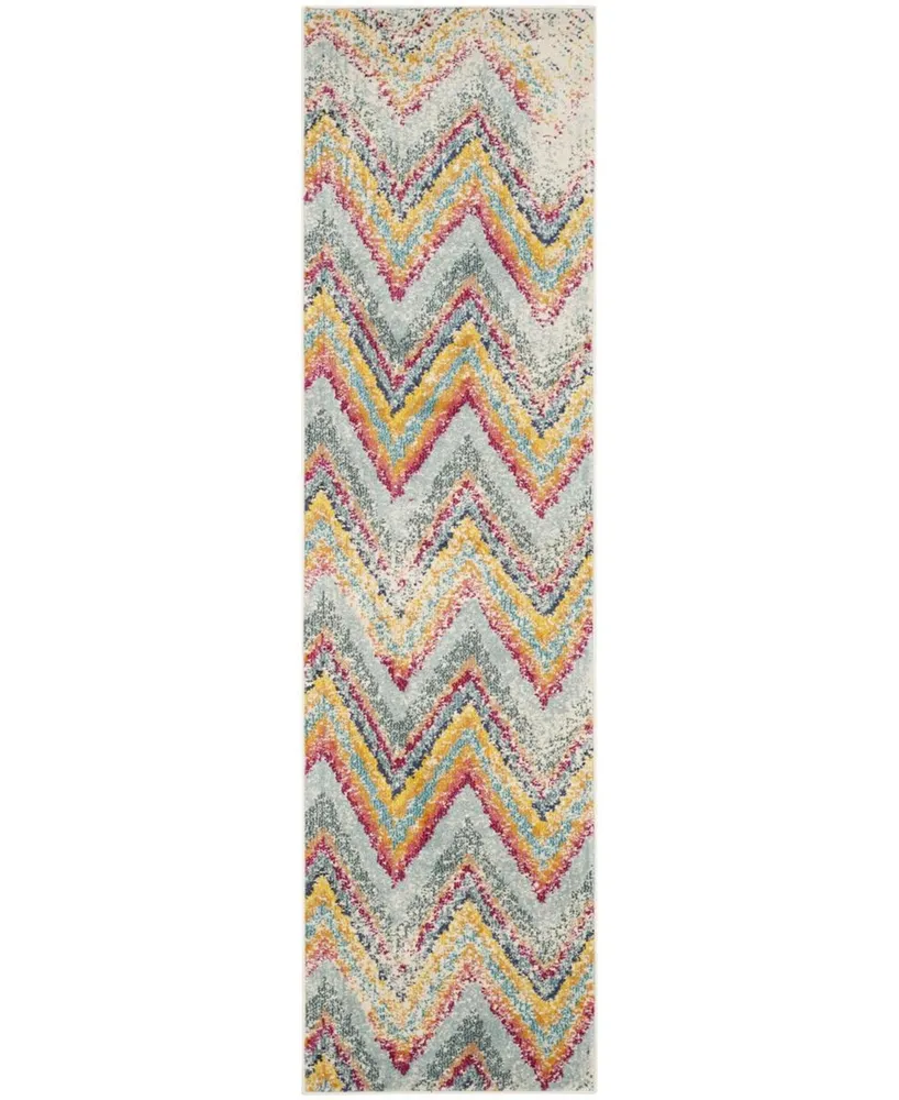 Safavieh Monaco MNC220 Multi 2'2" x 8' Runner Area Rug