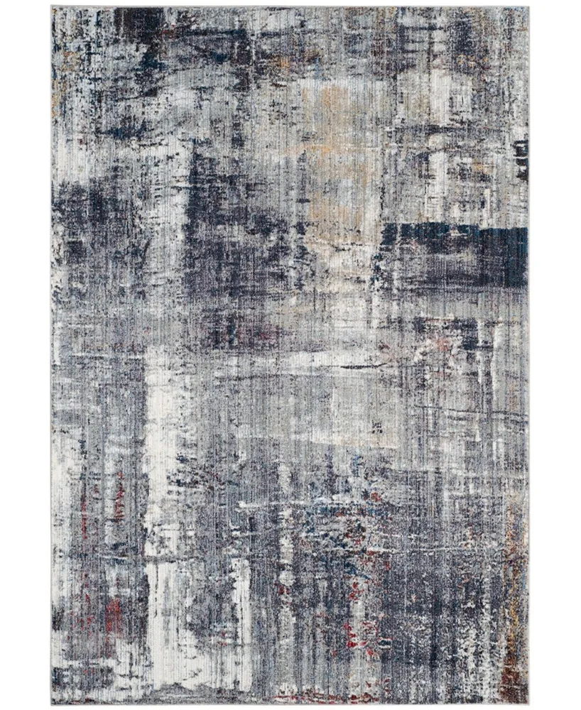 Safavieh Monray Charcoal and Ivory 5'1" x 7'6" Area Rug