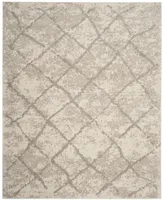 Safavieh Berber Shag BER162 Cream and Light Gray 8' x 10' Area Rug