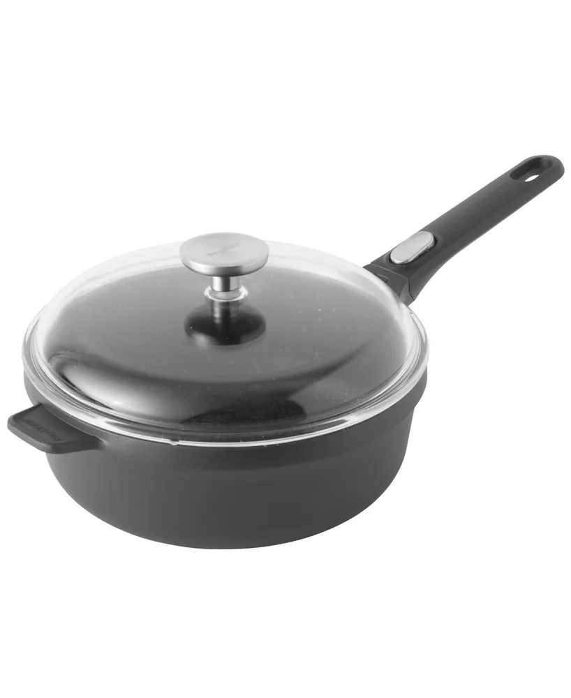 BergHOFF Gem 10" Nonstick Covered Saute Pan 3.4Qt., Black