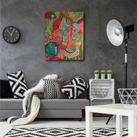 Courtside Market Time Gallery-Wrapped Canvas Wall Art - 16" x 20"