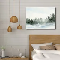 Courtside Market Winter Pines Gallery-Wrapped Canvas Wall Art